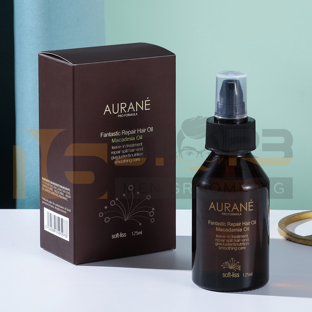 Tinh dầu dưỡng tóc Aurane Softliss 125ml Hỗ Trợ Tái Tạo Cho Mái Tóc Bóng Mượt