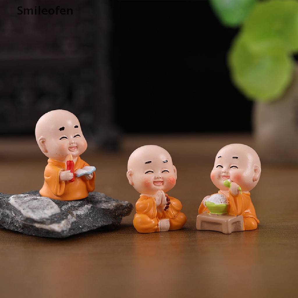 Đồ trang trí Tượng Chú Tiểu Mini Trang Trí Xe Hơi / Nhà Cửa Phong Cách Phật Giáo Mới