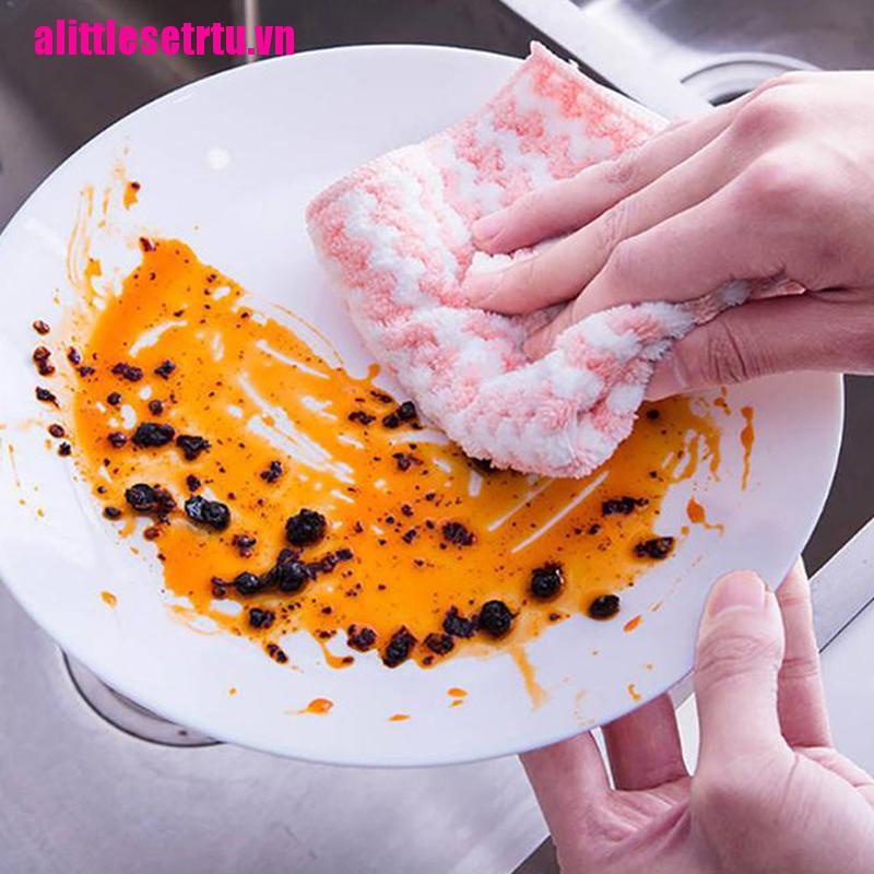 Bộ 3 Khăn Lau Chén Dĩa Nhà Bếp 25 * 25CM