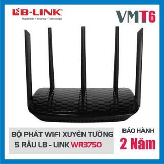 Bộ phát sóng Wifi XUYÊN TƯỜNG LB-LINK 11AC 750Mbps Dual-Band 2.4G & 5G ( BL-WDR3750 )