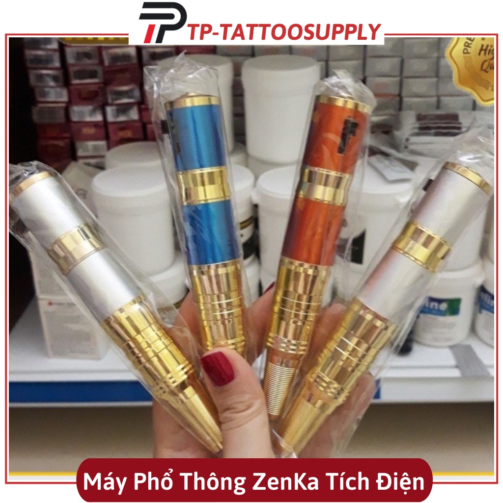Máy Phổ Thông ZenKa Tích Điện Rất Tiện Và Bền, Máy Phun Xăm TP-TATTOOSUPPLY