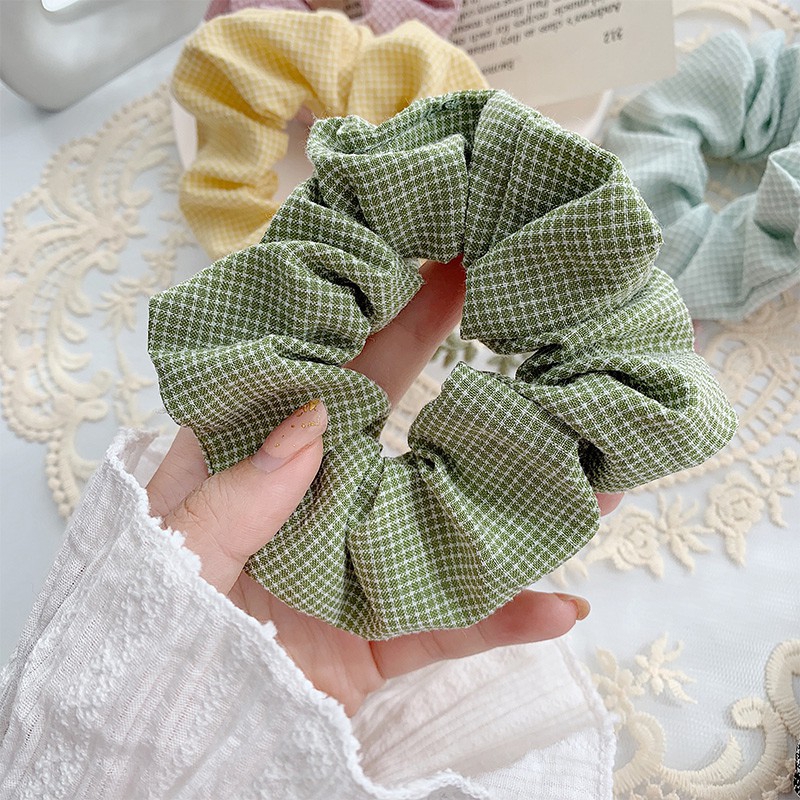Dây Cột Tóc Scrunchies Dễ Thương Cho Nữ