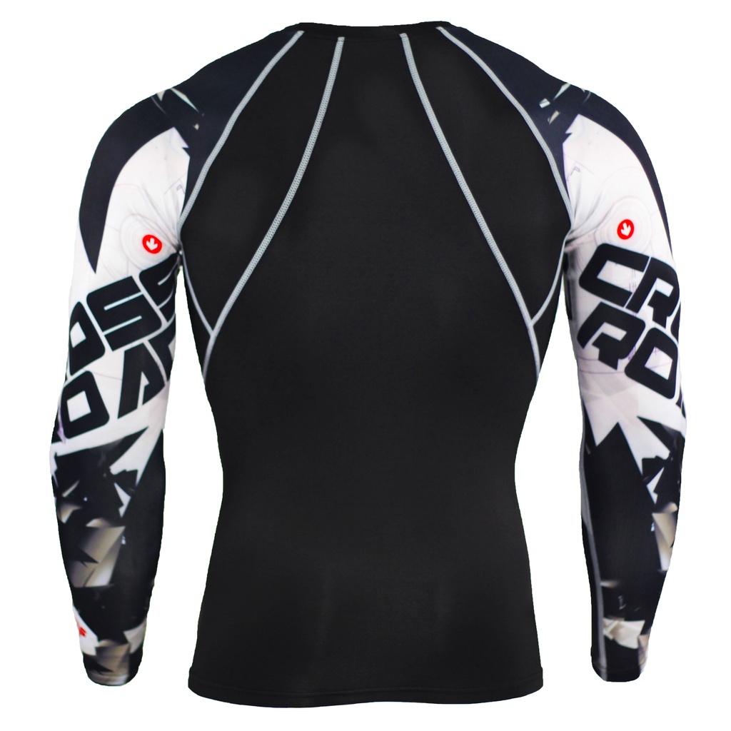 Áo thun thể thao tay dài ôm dáng thoáng khí thời trang dành cho nam