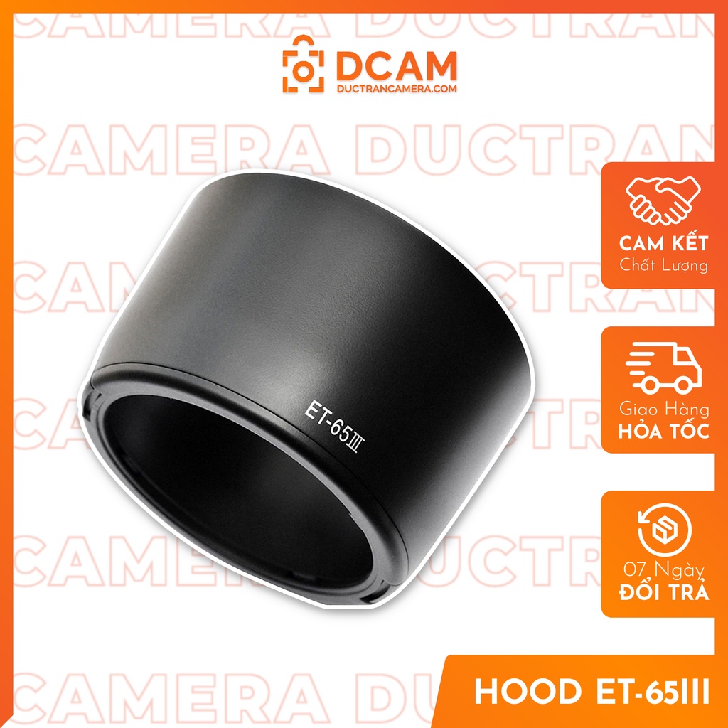 Hood ET-65III loa che nắng cho lens EF 85mm f/1.8 USM, EF 70-210mm, EF 100-300mm, EF 100mm f/2 USM, EF 135mm f/2.8