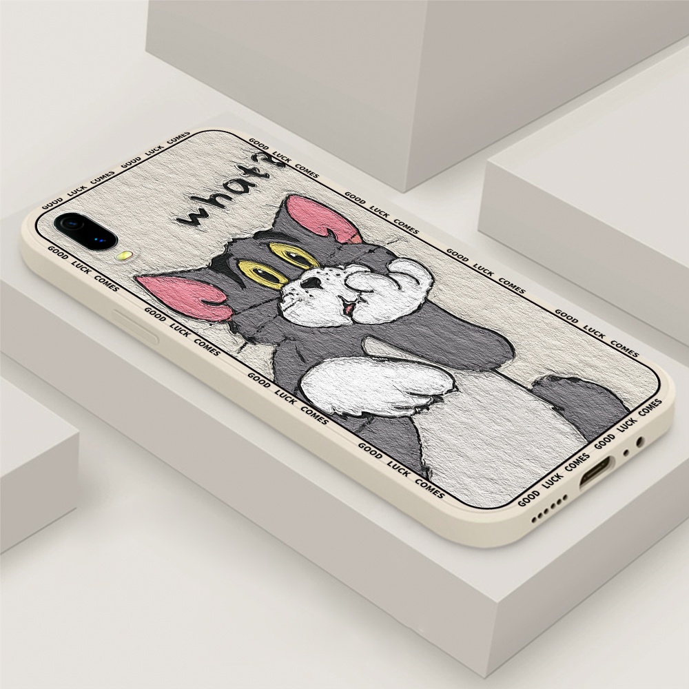 Ốp Điện Thoại Dẻo Họa Tiết Hoạt Hình Tom Và Jerry Dễ Thương Cho OPPO F9 Pro R9 F1 F3 R9S Plus A8 A31 A83 A7X #H232