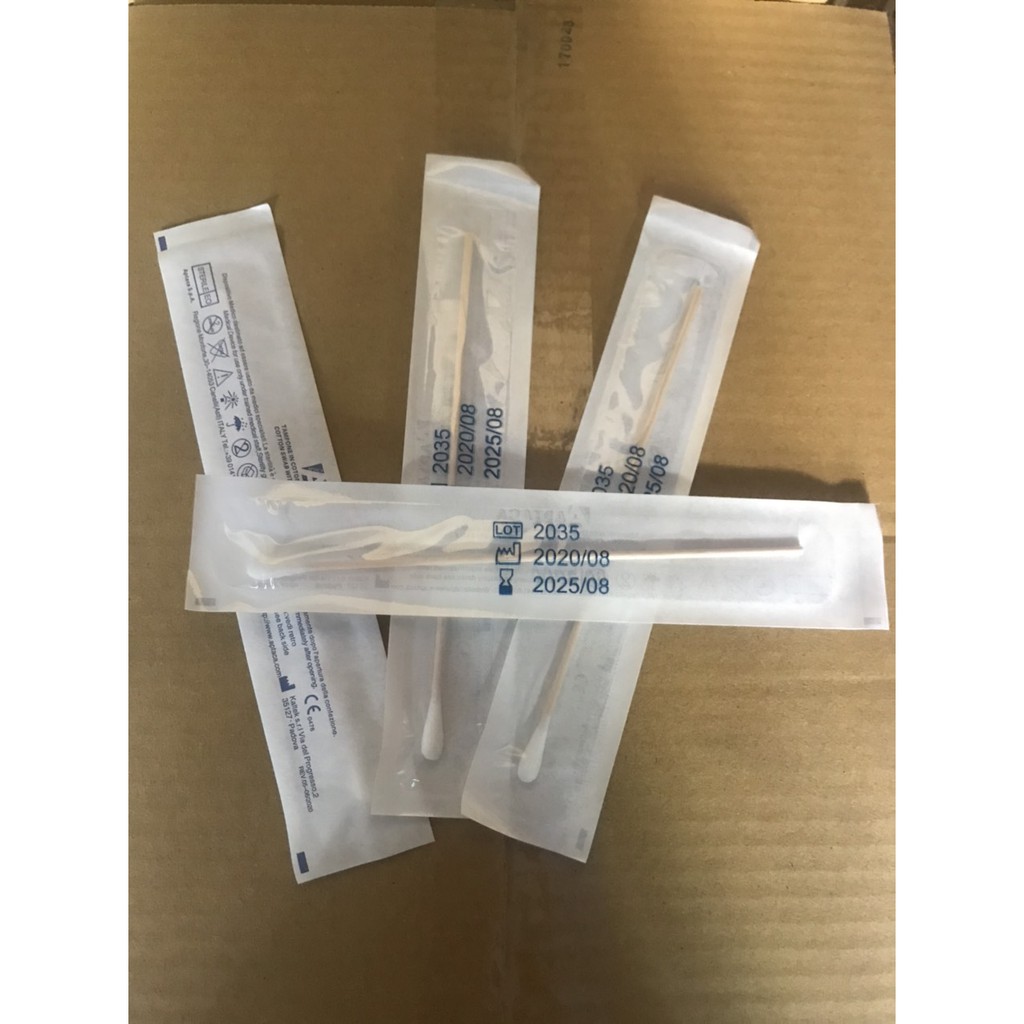 Que gòn lấy mẫu vi sinh thân gỗ 150mm