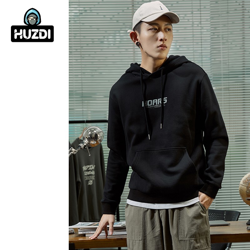 Áo Hoodie Nam Nữ Unisex HUZDI - Phong Cách Hàn Quốc Cá Tính, Chất Nỉ Cào Bông Dày Ấm - Mã HOD012 | BigBuy360 - bigbuy360.vn