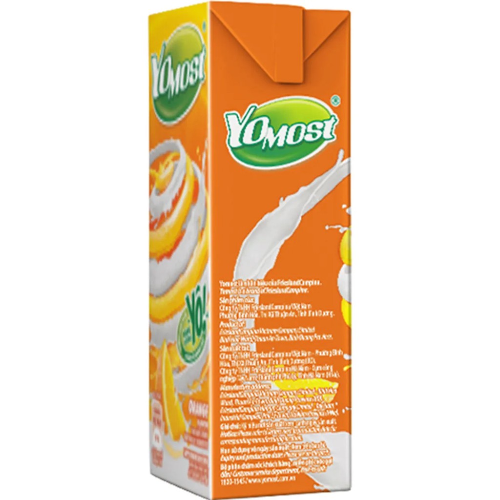 Hộp Sữa chua uống Yomost vị cam - Hộp 965ml