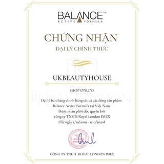 Serum cấp ẩm  balence hyaluronic 30ml