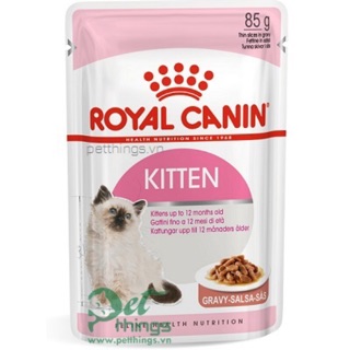 Combo 10 gói Patê mèo kitten gravy và mèo trưởng thành