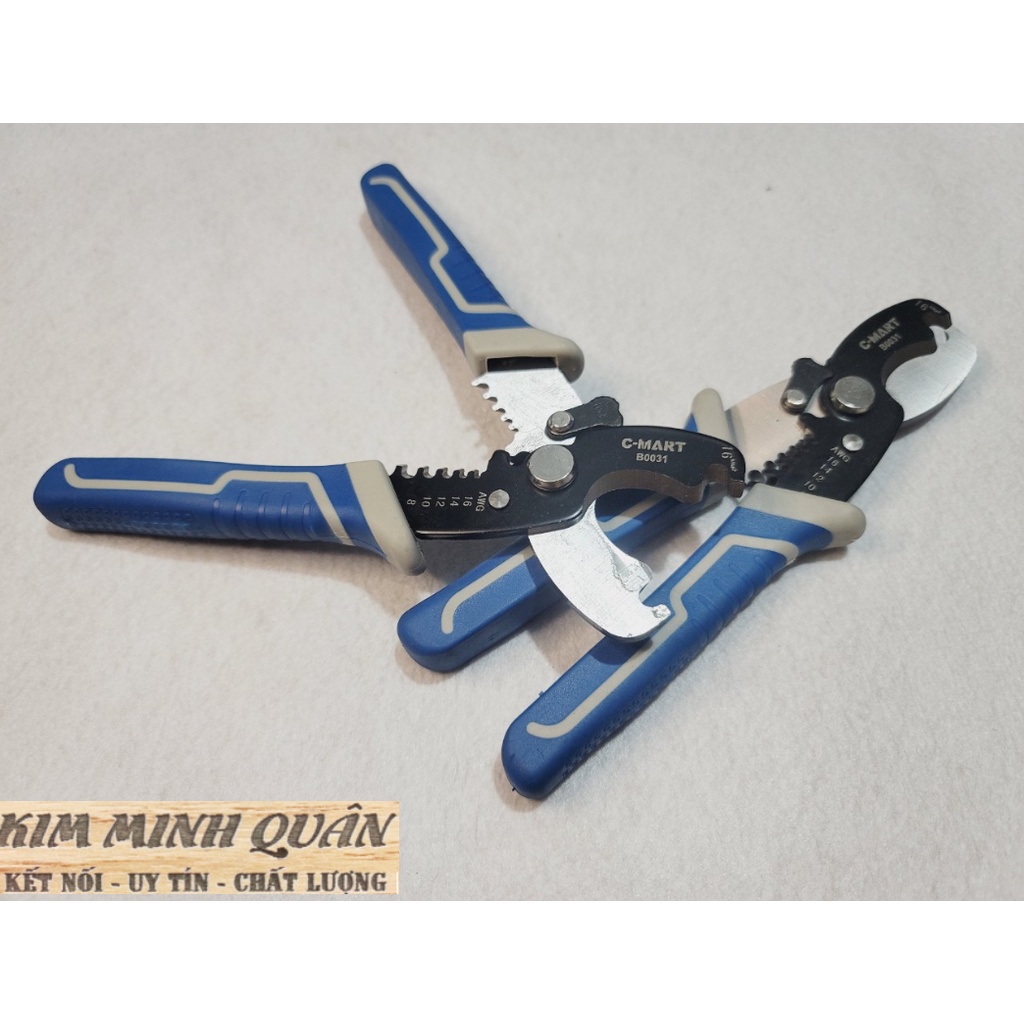 Kìm Cắt Cáp Tuốt Dây Đa Năng B0031 CMART
