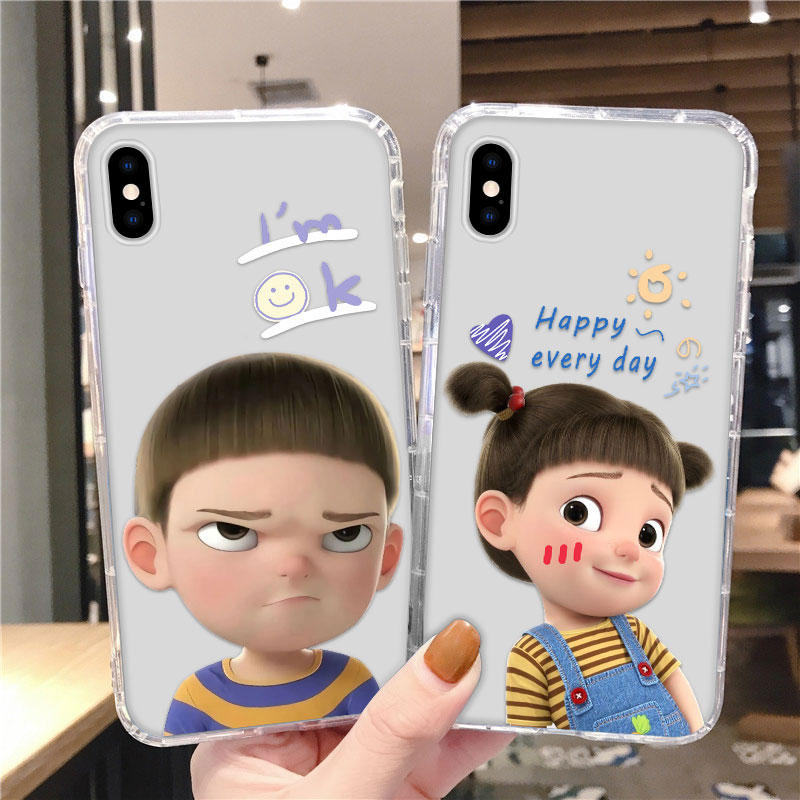 Ốp Điện Thoại Tpu Họa Tiết Bé Gái Thời Trang Cho Iphone Se 2020 12 11 Pro X Xs Max Xr 6s I6S I6 6 6plus 6splus 7 8 Plus