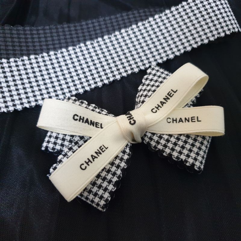 Cặp tóc nơ chanel thời trang