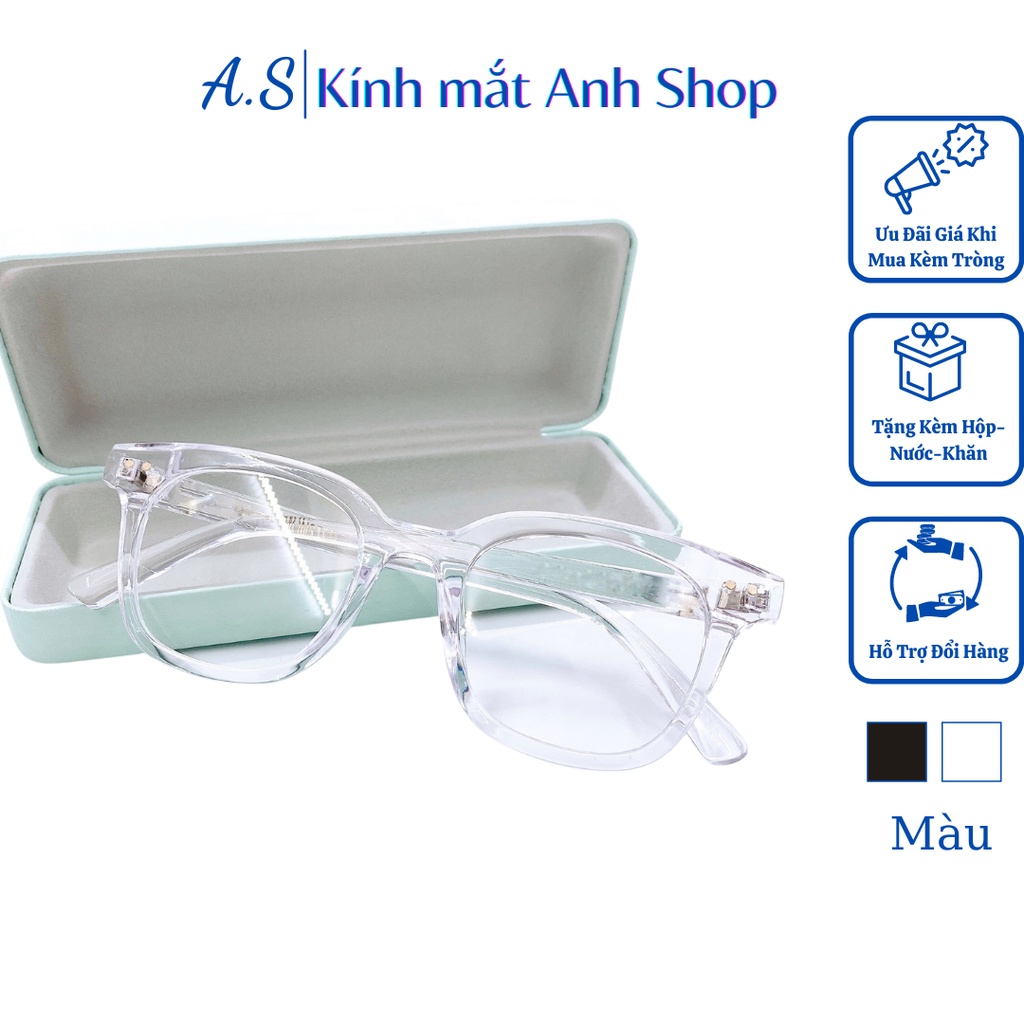 Gọng kính vuông nam nữ kiểu dáng to thời trang 3331A