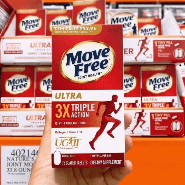 Viên Uống Giảm Các Cơn Đau Khớp Siêu Mạnh Schiff Move Free Ultra 75 Viên