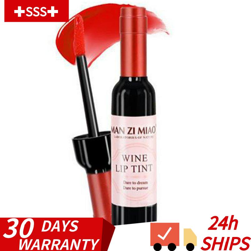 Son Tint Dạng Lỏng Thiết Kế Vỏ Son Hình Chai Rượu Vang Độc Đáo