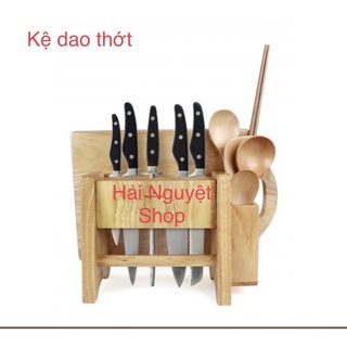 Kệ dao thớt đa năng bằng gỗ