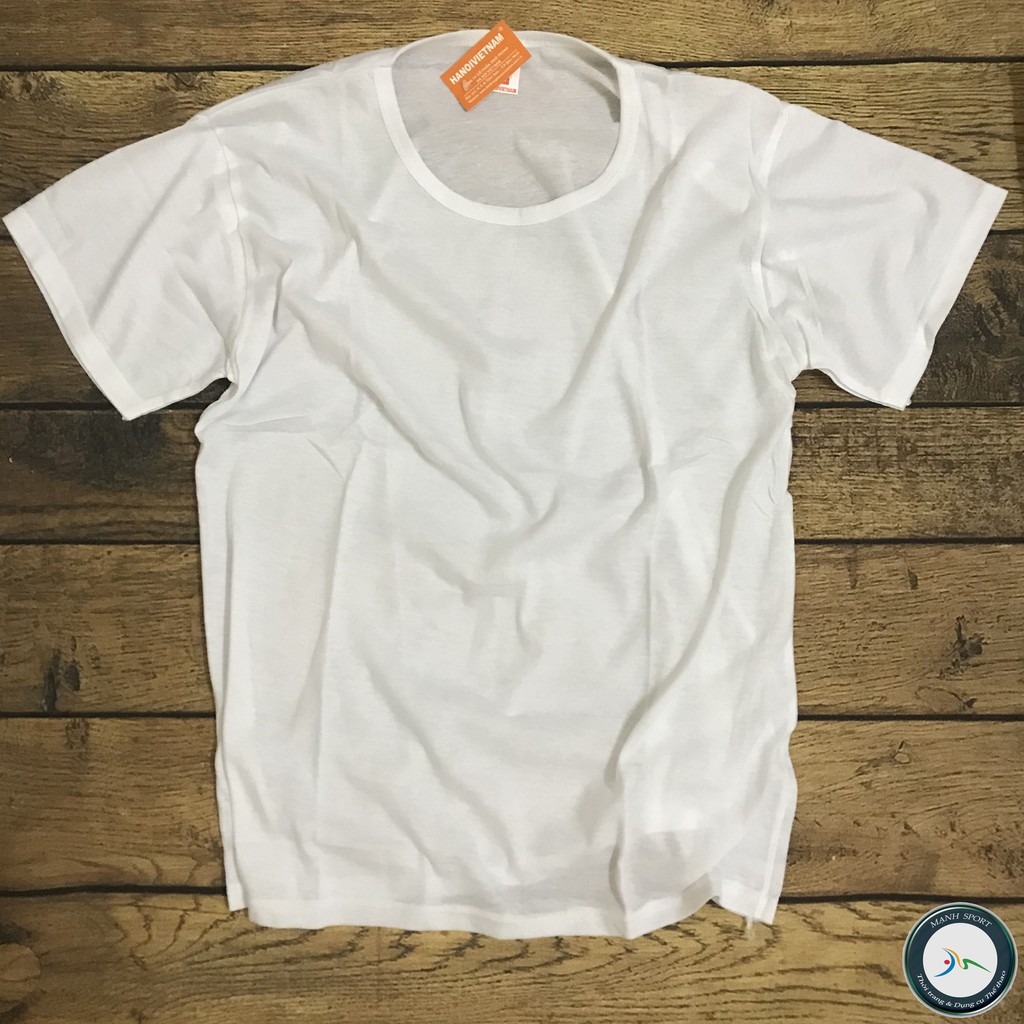 Áo phông trắng, áo kỉ yếu trắng cotton