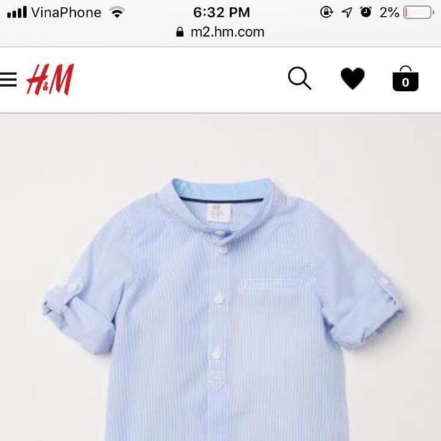 Áo HM chuẩn auth