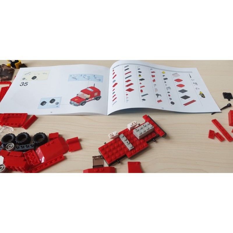 [leo9] Xe cứu hỏa đồ chơi - Đồ chơi lego lắp ráp xe còi hú Oxford ST33329 gồm 131 mảnh - nhựa ABS an toàn nhập khẩu 100%