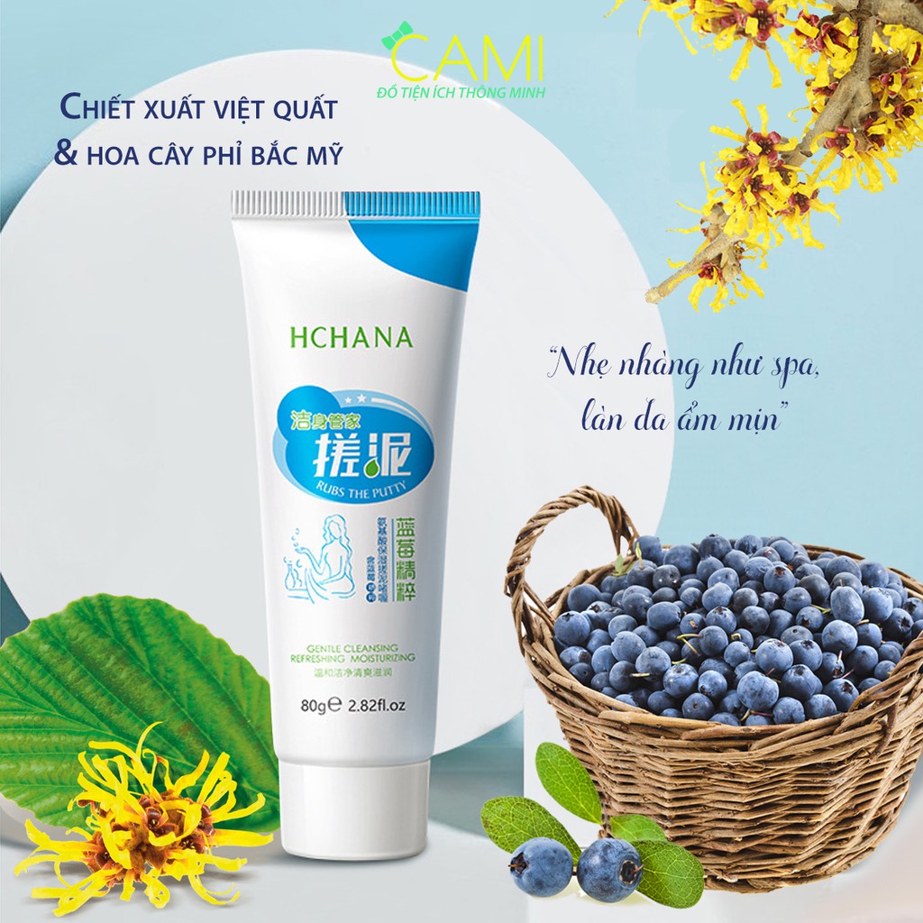 Gel kỳ tẩy tế bào chết toàn thân chứa amino acid từ kén tằm giúp tái tạo da, nâng tone da - Cami - MP007