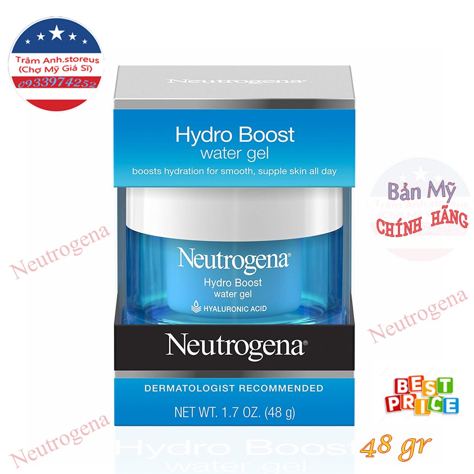 Kem Dưỡng Ẩm Neutrogena® Hydro Boost Water Gel with Hyaluronic Acid (48g) ( BẢN MỸ)
