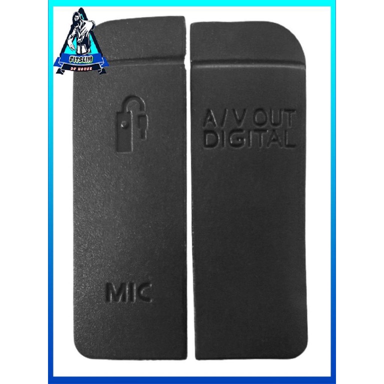 [Fitslim] 1pc Lid Door USB/HDMI-compatible Rubber Door Bottom Cover For Canon 6D Camera