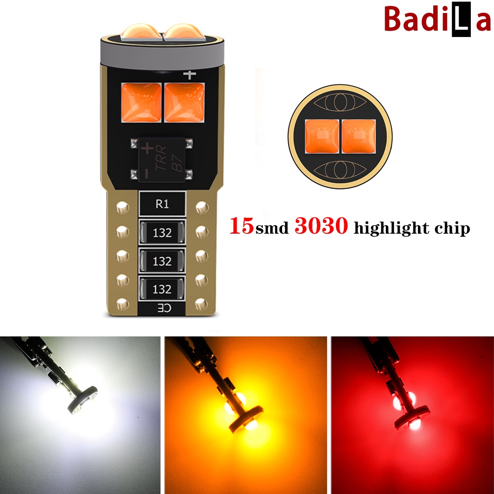 1 Đèn LED T10 3030 6SMD Siêu Sáng Chiếu Biển Số Xe Hơi Xe Máy DC12V