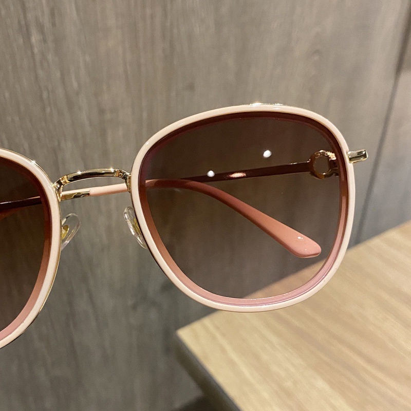 Kính Mát Gọng Tròn Chống Tia UV Phong Cách Vintage Hàn Quốc Sự Bảo Vệ