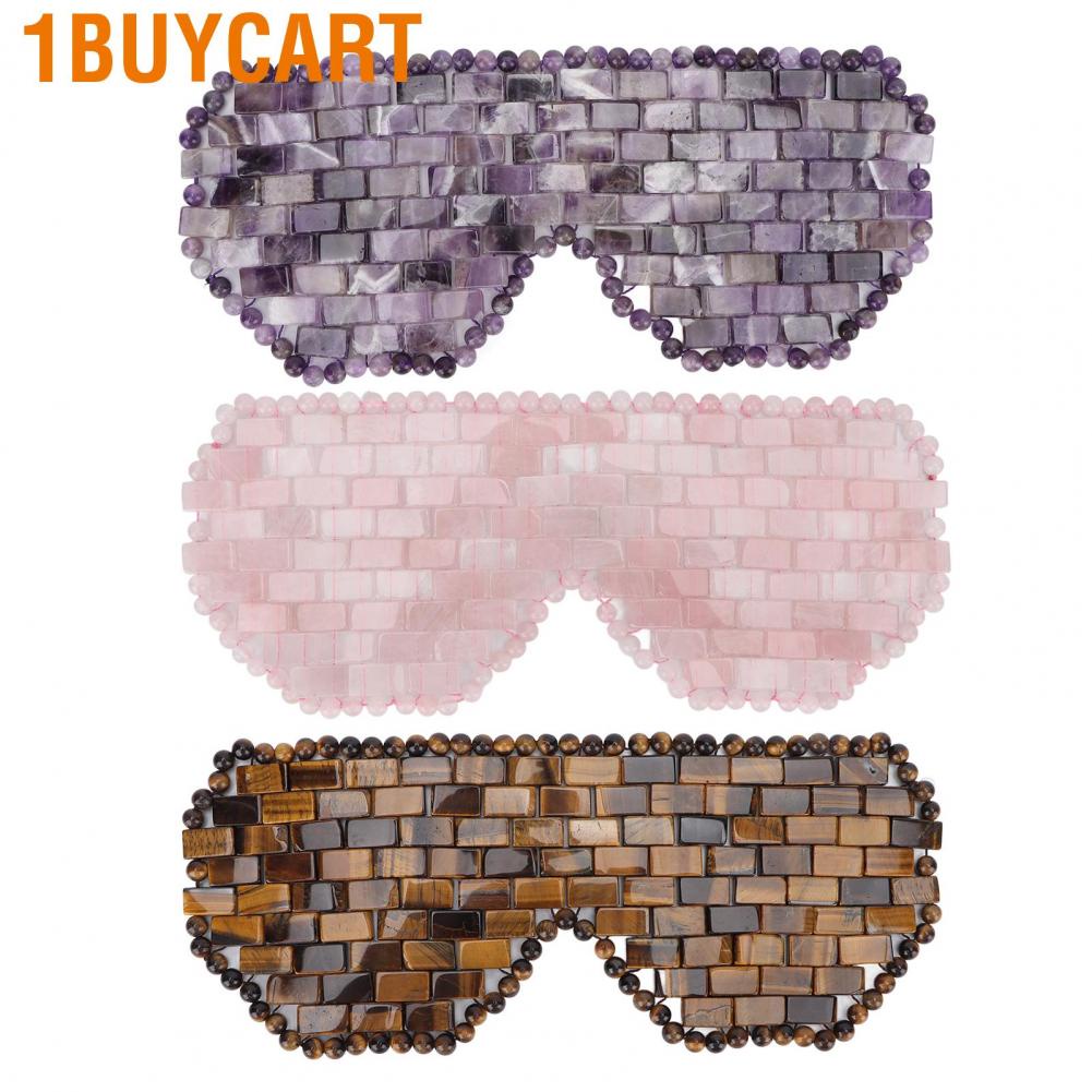 Miếng đệm mắt giảm mệt mỏi chất liệu đá ngọc bích xóa đi quầng thâm thích hợp sử dụng hàng ngày