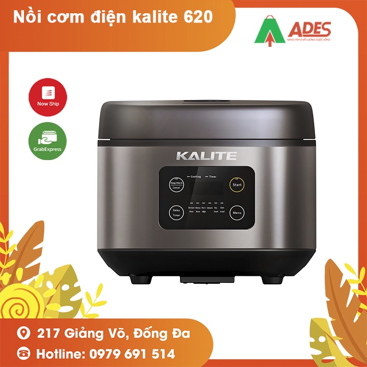 Nồi cơm điện tử đa năng Kalite KL 620 1.8L, công suất 860W | Bảng điều khiển tiếng Việt | Bảo hành chính hãng 12 tháng