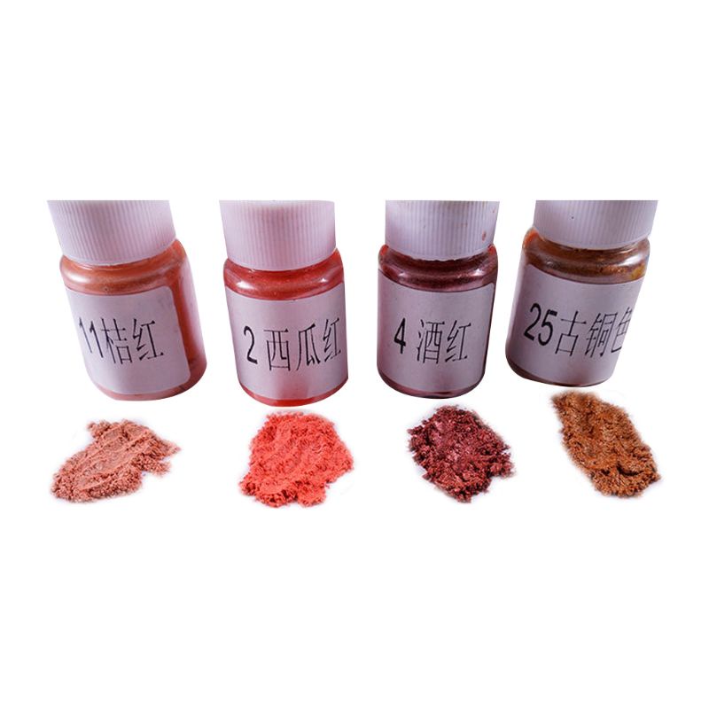 Set 4 Gói Bột Kim Tuyến Pha Lê / Pha Lê / Ngọc Trai Lấp Lánh Làm Đồ Thủ Công Diy