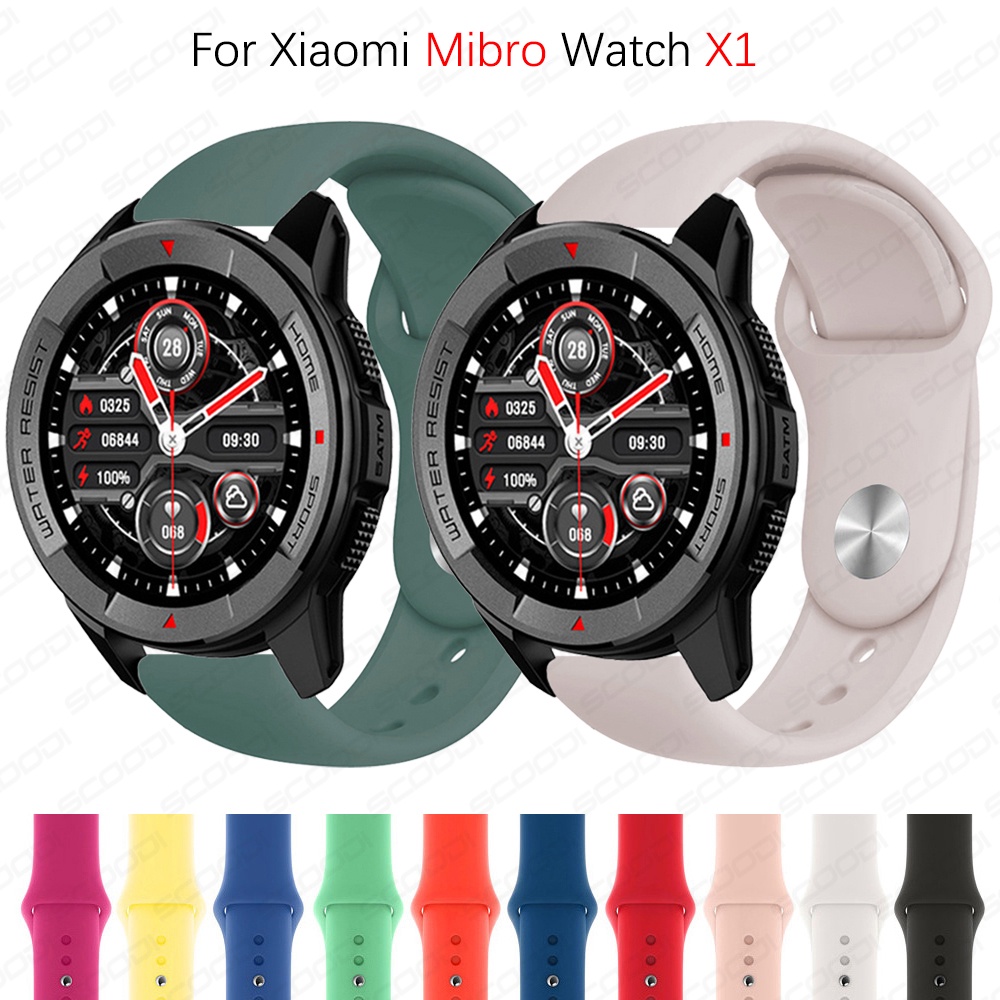 Dây Đeo Silicone Thể Thao Cho Đồng Hồ Thông Minh Xiaomi Mibro X1