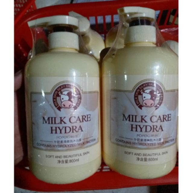 Sữa tắm bò milk care 800ml