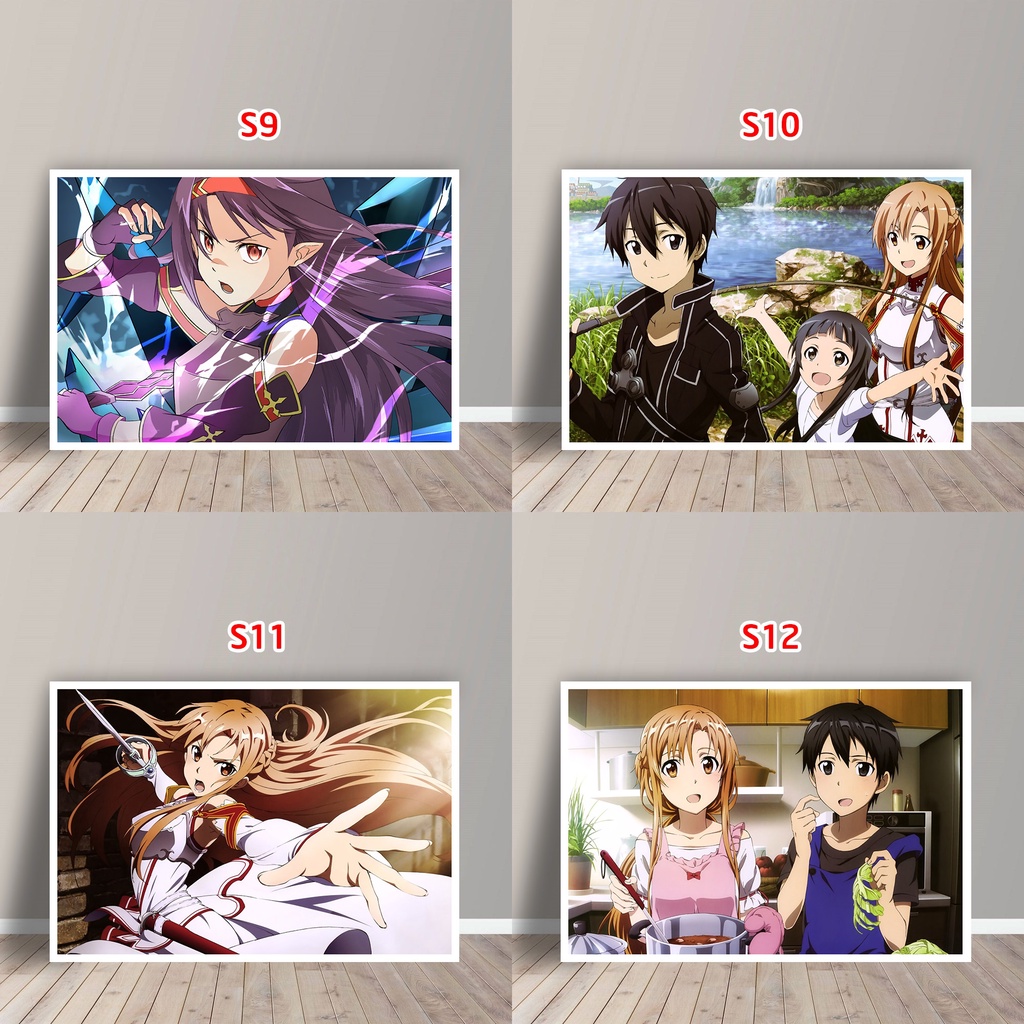 Tấm Postcard Cao Cấp Anime Sword Art Online