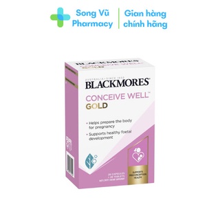 Viên uống tăng khả năng thụ thai Blackmores Conceive Well Gold - 56 viên