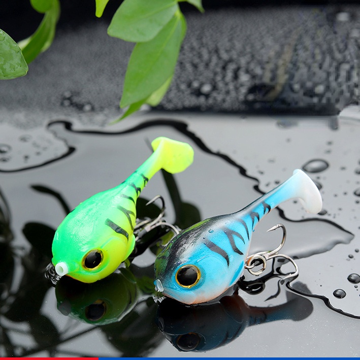 Mồi Câu Cá Giả Bằng Nhựa Mềm Kích Thước 6cm / 9.5g