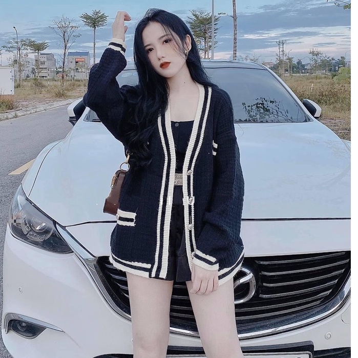[ÁO CHOÀNG LEN] Cardigan Nữ Màu Trơn Hàn Quốc