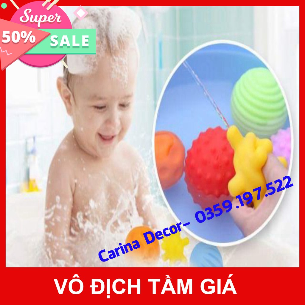 Bộ 6 bóng cảm nhận giác quan cho bé trong khoảng 0+ - Carina Decor