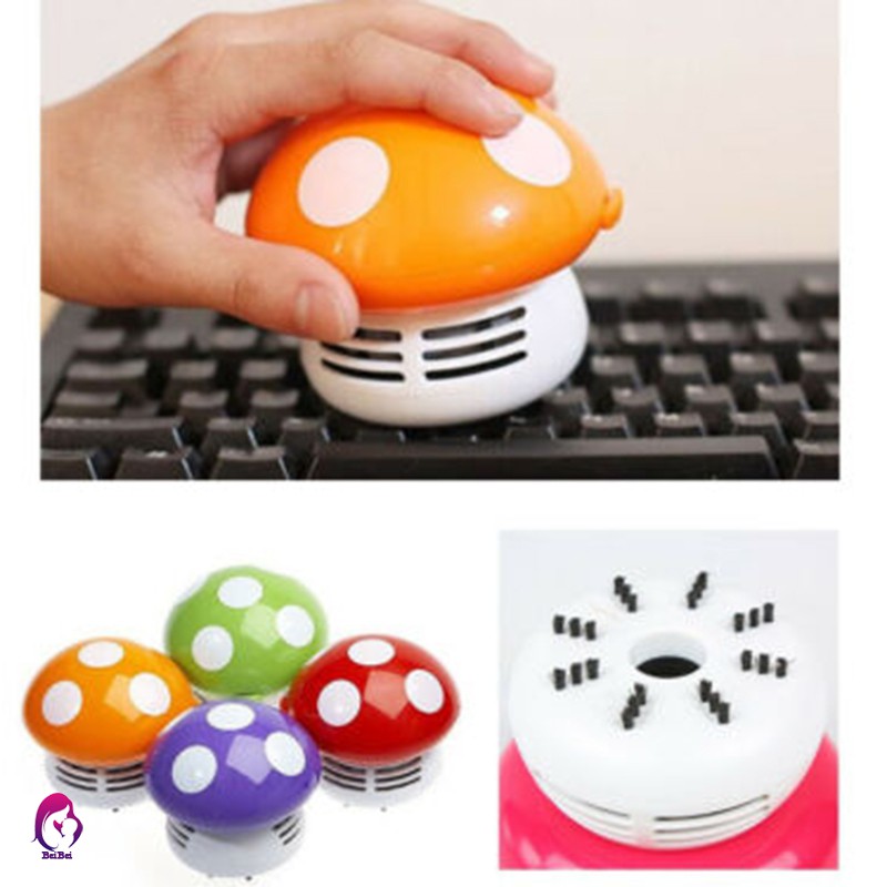 Máy Hút Bụi Mini Để Bàn Hình Nấm Dễ Thương