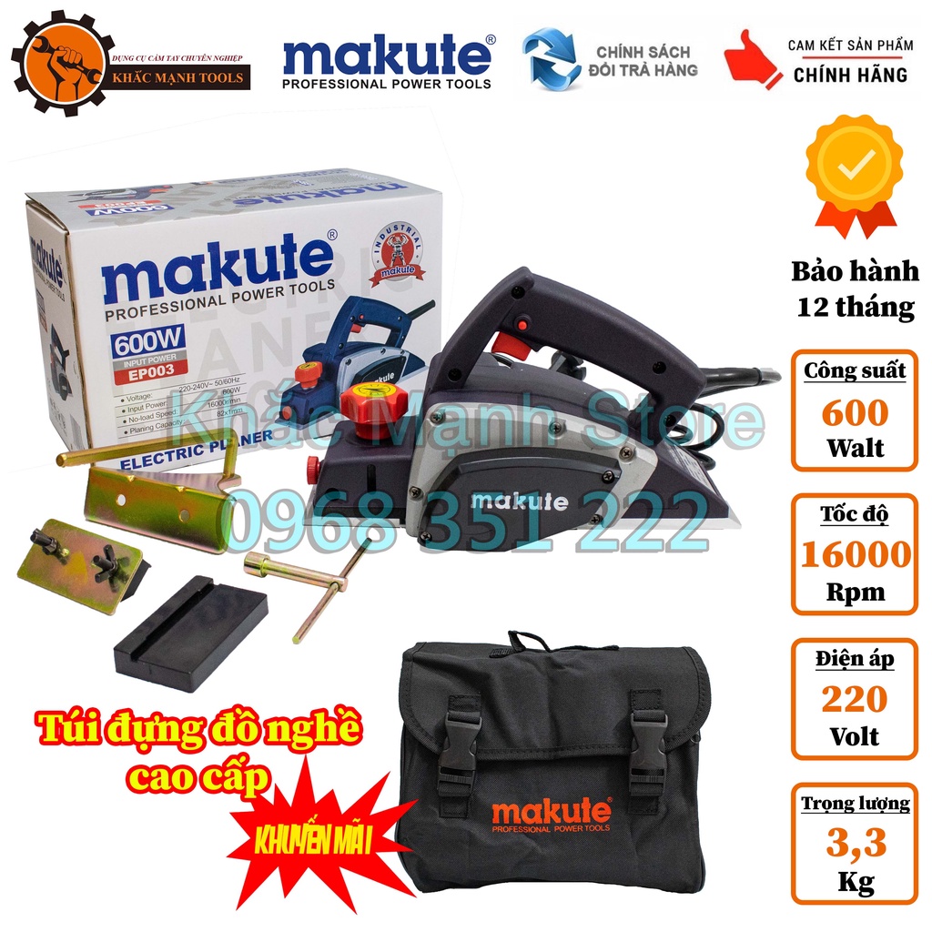 Máy Bào Gỗ MAKUTE Công Suất 600W EP-003