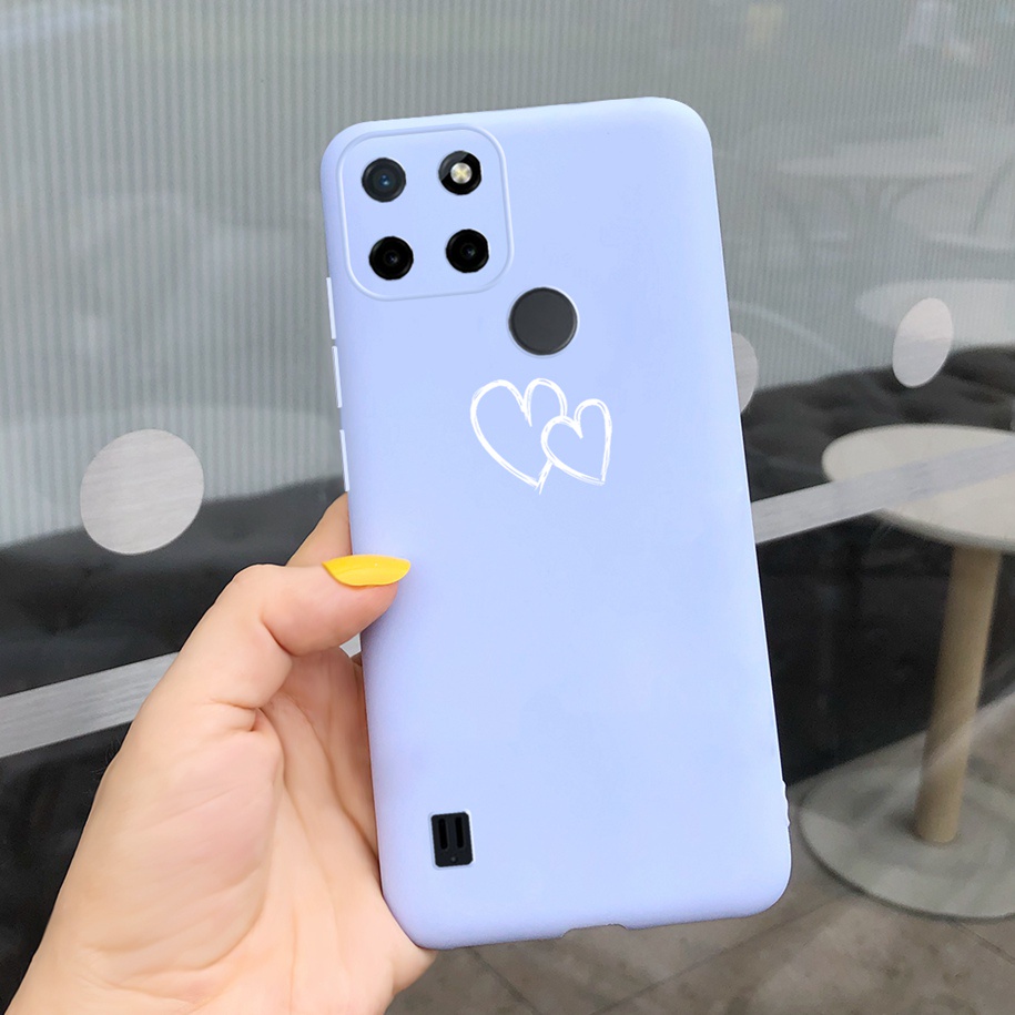 Ốp Điện Thoại Mềm In Hoa RMX3261 RMX3263 RMX3265 RMX3268 RMX3269 Realme C21Y