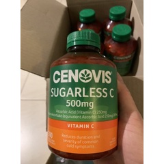 Viên nhai Vitamin C Không đường 500mg 300 viên hãng Cenovis Úc