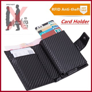 Mới Chống Trộm Thẻ Tín Dụng Ví Thông Minh Chặn Rfid Ví Thông Minh Dompet Lelaki