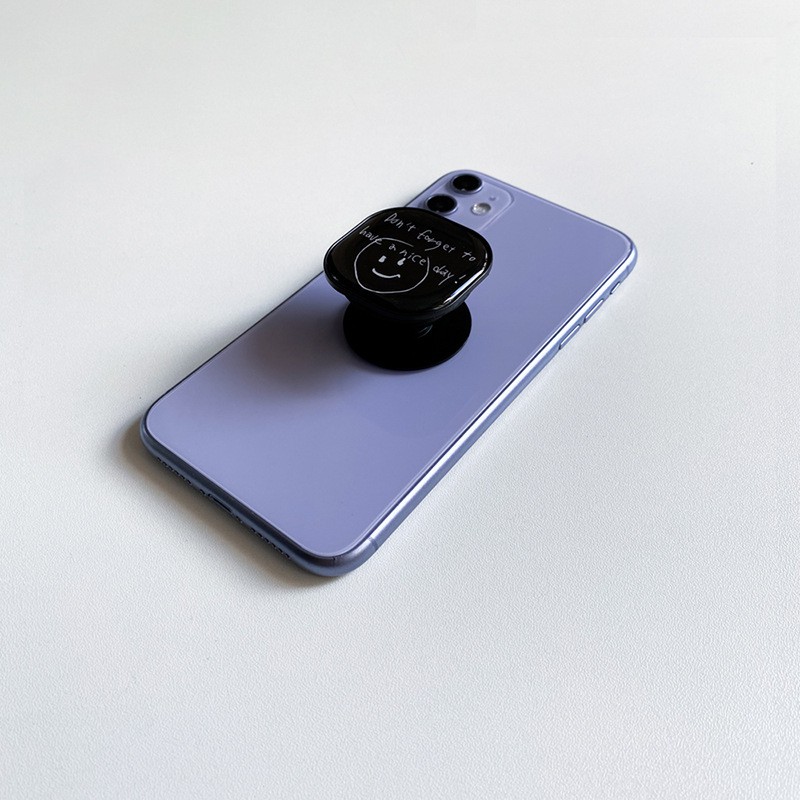 Chống điện thoại Popsocket in bóng khổ vuông iring pop up họa tiết đáng yêu