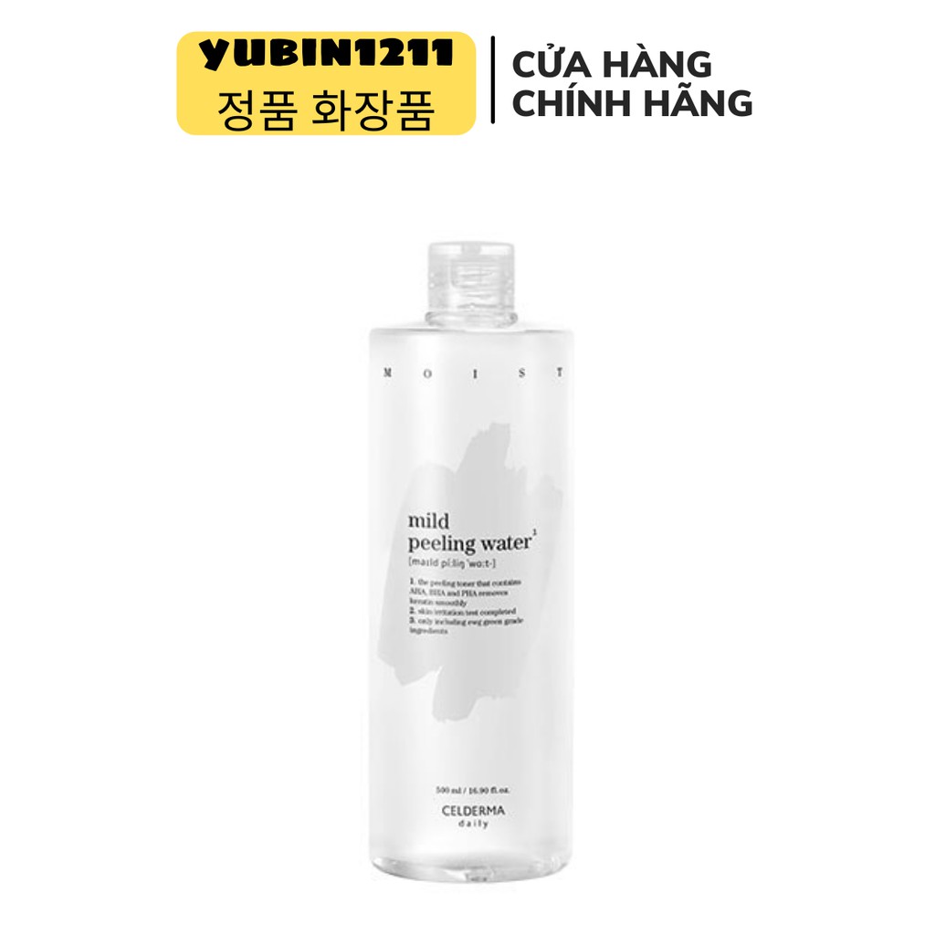 Toner Lột Nhẹ Mild Peeling Water Celderma