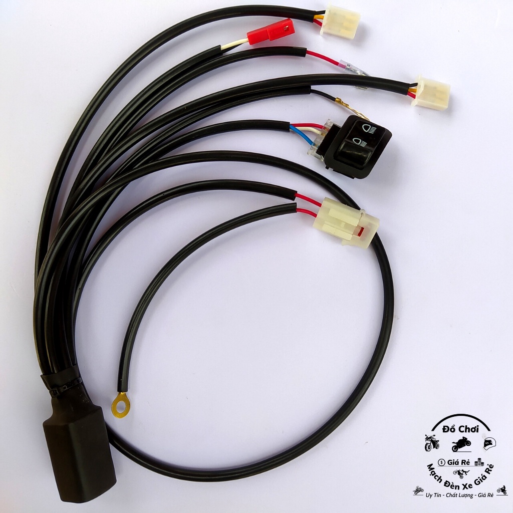 Mạch passing bi cầu mini wave winner ab xe honda 2 chế độ passing tặng cầu chì giắc cắm đèn trợ sáng