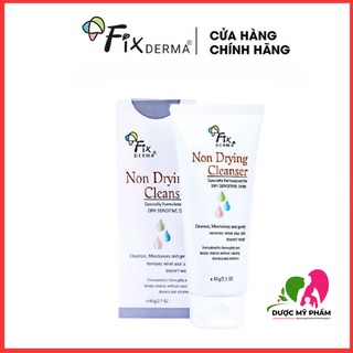 Sữa rửa mặt cho da dầu mụn nhạy cảm trắng da dưỡng da dưỡng ẩm kiềm dầu giảm mụn cho da khô Fixderma chính hãng