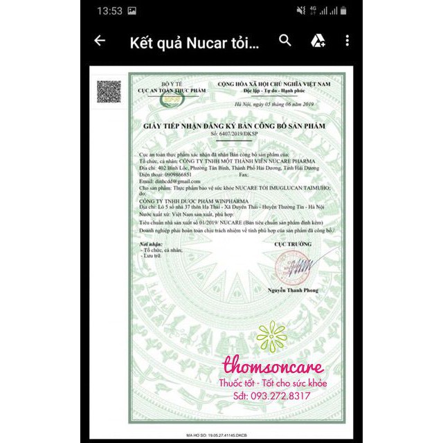 Siro Nucare tinh chất mầm tỏi - Hỗ trợ giảm ho, tăng sức đề kháng cho bé từ dầu tỏi, la hán quả, thymodulin