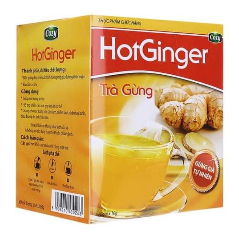Trà Cozy Gừng Hòa Tan - Gói 200g